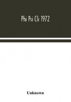 Phi Psi Cli 1972