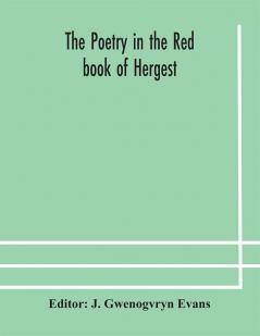 The poetry in the Red book of Hergest