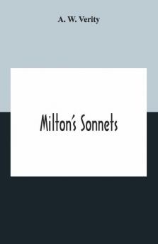 Milton'S Sonnets
