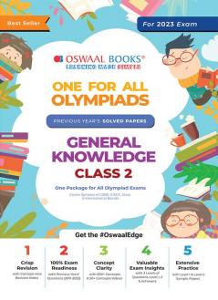 One for All Olympiad Previous Years' Solved Papers Class-2 General Knowledge Book (For 2022 Exam)