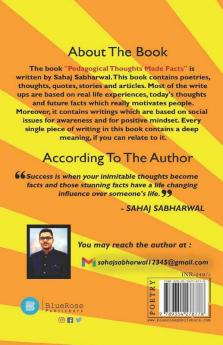 Pedagogical Thoughts Made Facts