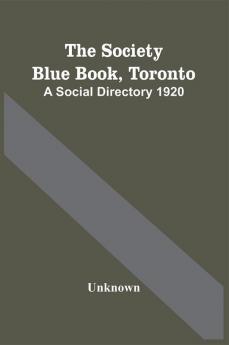 The Society Blue Book Toronto