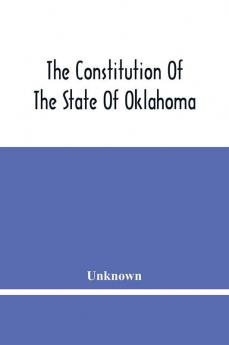 The Constitution Of The State Of Oklahoma