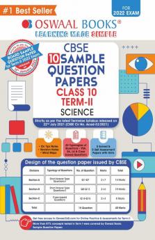 Oswaal CBSE Sample Question Paper For Term-2 Class 10 Science Book (For 2022 Exam)
