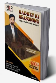 Radhey ki Reasoning Complete Practice books (Pre+Main) 2022-23 1600 Questions with Solutions