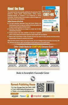 CUET-UG : Section-II (Domain Specific Subjects : History Political Science Geography/Geology) Entrance Test (Book Series-3)