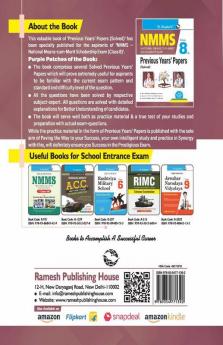 NMMS : Previous Years' Papers (Solved)—Class 8th