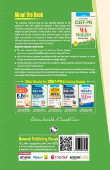 CUET-PG : MA English Entrance Exam Guide