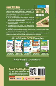CUET-UG : Section-II (Domain Specific Subject : HISTORY) Entrance Test Guide