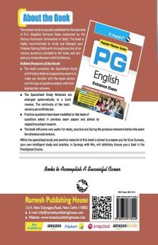 PG : ENGLISH Entrance Exam Guide