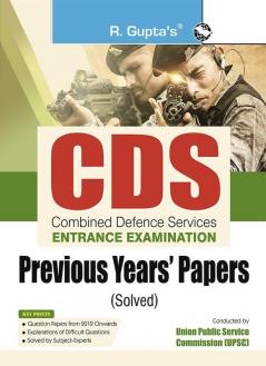 CDS OTA Entrance Examination – Previous Years' Papers (Solved)