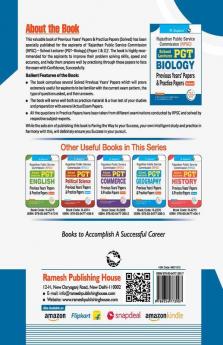 RPSC : School Lecturer (PGT) BIOLOGY – Previous Years' Papers & Practice Papers (Solved)