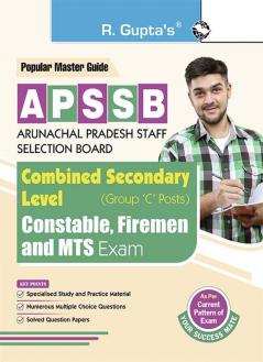 APSSB : Combined Secondary Level (Group 'C' Posts : Constable Firemen & MTS) Exam Guide