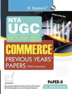 NTA-UGC-NET/JRF : Commerce (PAPER-II) Previous Years' Papers (Solved)