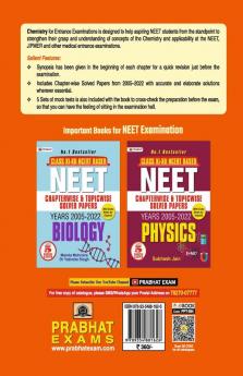 NEET Chapter-Wise & Topic-Wise Solved Papers: Chemistry (2005-2022) with 5 Mock Test