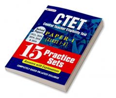 CTET Central Teacher Eligibility Test Paper-I (Class: I-V) 15 Practice Sets 2022