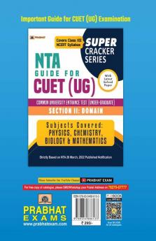 (Super Cracker Series) NTA CUET UG Physics Chemistry Mathematics and Biology CBT 30 Practice Sets (Hindi & English)