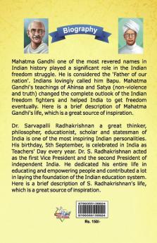 Biography of Mahatma Gandhi and Sarvapalli Radhakrishnan