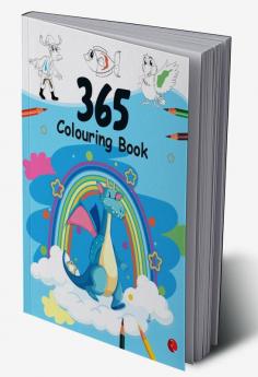 365 COLOURING BOOK Paint and Draw with 365 Big Pictures