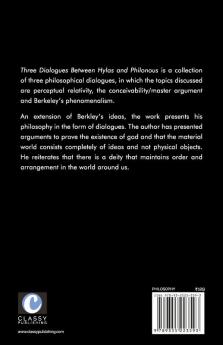 Three Dialogues Between Hylas and Philonous