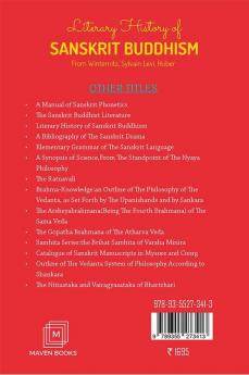 Literary History of Sanskrit Buddhism From Winternitz Sylvain Levi Huber