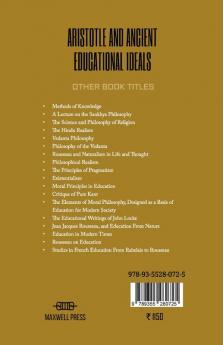 ARISTOTLE AND ANCIENT EDUCATIONAL IDEALS