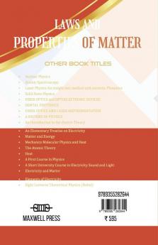 LAWS AND PROPERTIES OF MATTER