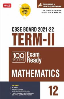 Class 12-100 Percent Exam Ready CBSE Board Term 2 Objective Question Bank Mathematics