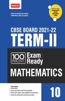 Class 10-100 Percent Exam Ready CBSE Board Term 2 Objective Question Bank Mathematics