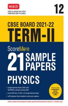 Class 12-Score More 21 Sample Papers CBSE Term 2- Physics