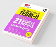 Class 12-Score More 21 Sample Papers CBSE Term 2- Mathematics