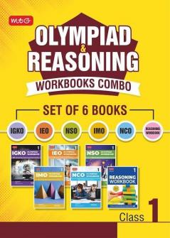 Class 1: Work Book and Reasoning Book Combo for NSO-IMO-IEO-NCO-IGKO
