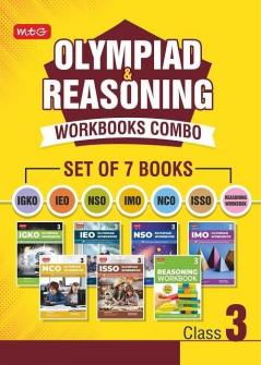 Class 3: Work Book and Reasoning Book Combo for NSO-IMO-IEO-NCO-IGKO-ISSO