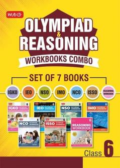 Class 6: Work Book and Reasoning Book Combo for NSO-IMO-IEO-NCO-IGKO-ISSO