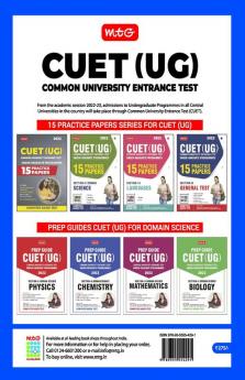MTG CUET UG Prep Guide For Chemistry (Section II : Domain Science) - CUET Practice Papers with OMR Sheet (Strictly Based on Latest CUET-UG Exam Pattern 2022)