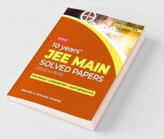 10 Years JEE Main Solved Papers for POD