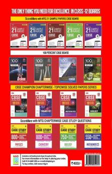 MTG CBSE ScoreMore 21 Sample Papers Class 12 Physics Chemistry Mathematics Biology & English Core Books For 2023 Board Exam (Based on Latest CBSE Sample Paper Released on 16th Sep)