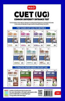 MTG NTA CUET (UG) 15 Practice Test Question Papers Book For General Test (Section-3) 2023 Exam (Quantitative Reasoning Logical & Analytical Reasoning General Knowledge Mental Ability)