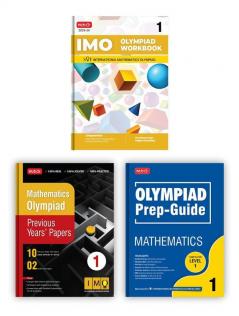 MTG International Mathematics Olympiad (IMO) Workbook Prep-Guide & Previous Years Papers with Self Test Paper Class 1 - SOF Olympiad Books For 2023-24 Exam (Set of 3 Books)