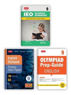 MTG International English Olympiad (IEO) Workbook Prep-Guide & Previous Years Papers with Self Test Paper Class 9 - SOF Olympiad Books For 2023-24 Exam (Set of 3 Books)