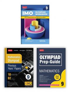 MTG International Mathematics Olympiad (IMO) Workbook Prep-Guide & Previous Years Papers with Self Test Paper Class 9 - SOF Olympiad Books For 2023-24 Exam (Set of 3 Books)