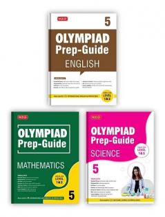 MTG Olympiad Prep-Guide Class 5 - Achievers Section with IMO-NSO-IEO Chapterwise Previous Year Question Paper For SOF 2023-24 Exam Set of 3 Books (Mathematics Science English)