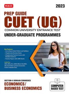 MTG Prep Guide CUET (UG) Common University Entrance Test Chapterwise Question Bank Economics With Practice Papers | Section-II Domain Entrance Exam Preparation Book 2023