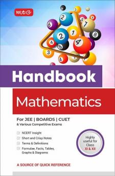 Handbook of Mathematics For JEE CUET Boards and Various Competitive Exams