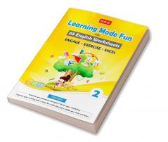 MTG 65 English Worksheets Class 2 - (Learning Made Fun) Workbooks to Improve Your Writing Skills Grammar Concept & Enrich Your Vocabulary (Based on CBSE/NCERT)