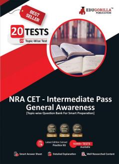 NRA CET 12th Pass General Awareness Book 2023 (English Edition) - 20 Topic-wise Solved Tests (National Recruitment Agency Common Eligibility Test) with Free Access to Online Tests