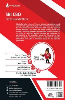 SBI CBO Exam 2023 : Circle Based Officer (English Edition) - 10 Mock Tests and 12 Sectional Tests (1500+ Solved Questions) with Free Access to Online Tests