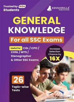 General Awareness For SSC Book 2024 (English Edition) - 25 Solved Topic-wise Tests For SSC CGL CPO CHSL MTS Stenographer and Other SSC Exams