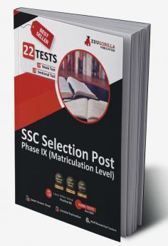 SSC Selection Post Phase IX Book Matriculation level 2023 (English Edition) - 10 Full Length Mock Tests and 12 Sectional Tests (1300 Solved Questions) with Free Access to Online Tests