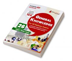 General Knowledge For Railway Book 2023 (English Edition) - 26 Solved Topic-wise Tests Useful for NTPC Group D ALP Paramedical Apprentice with Free Access to Online Tests